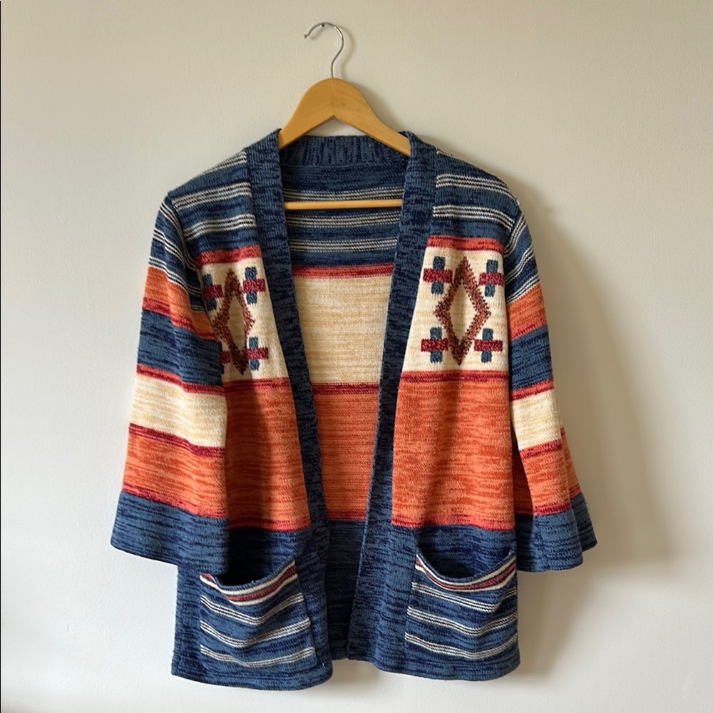 Vintage Open Long Boho Cardigan